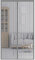 Zanzariera Magnetica per Porte 120x250cm Chiusura Automatica Tenda Anti Zanzare Animali Domestici, Colla per Porte d'Ingresso,Porte, Cortili, Grigio