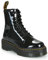 Dr. Martens, bovver, Winter Boots Unisex-Adulto, Black Buttero, 44 EU