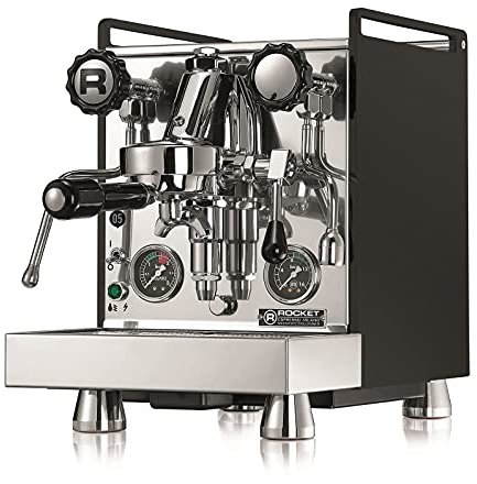 Rocket Mozzafiato Cronometro R PID Schwarz | Premium Siebträger mit Wassertank und Festwasseranschluß, RE851E1B11