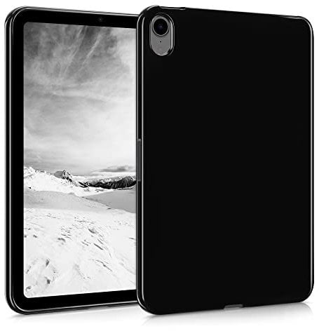 kwmobile Schutzhülle kompatibel mit Apple iPad mini 6 (2021) / iPad mini 7 (2024) - Hülle Silikon - Tablet Cover Case Schwarz