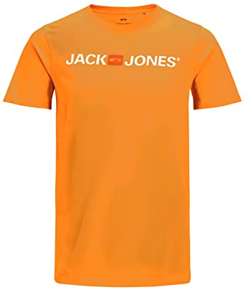 JACK & JONES T-Shirt pour Homme., Jaune (Dark Cheddar), XL 12137126