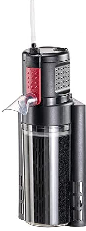 Hydor Filtro Interno CRYSTAL 150 Acquari 80-150 Litri, 2 Stadi, Carbone Attivo e Kit Venturi Inclusi
