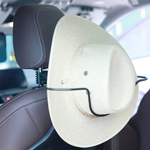 Keyiduid Cowboyhuthalter für LKW, Autohuthalter, Cowboyhutständer für LKW, SUV, Auto-Kleiderbügel, harte Huthalterung für LKW-Sitz, Autozubehör