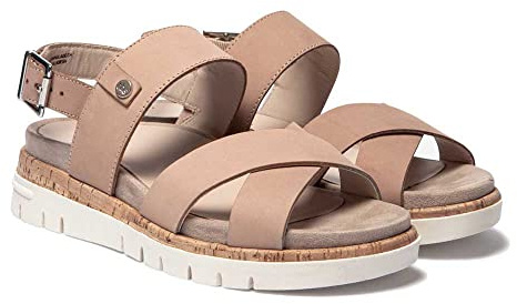 TBS Damen Zagaria Sandale, beige, 40 EU