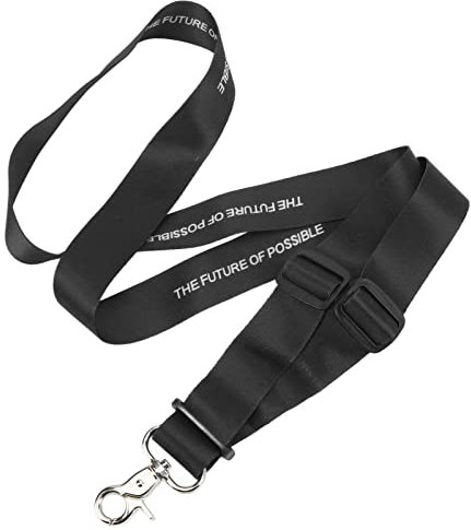 Tudin Remote Controller Lanyard - Hands Free Comfortable Adjustable Neck Strap for Drones & FPV Remotes (Black)