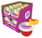 Dole Peach in Strawberry Jelly Fruit Bowls 20 x 123g, Healthy Snack Made with Fresh Fruits, No Added Sugar, Perfect for Breakfast & Dessert or Adding to Recipes