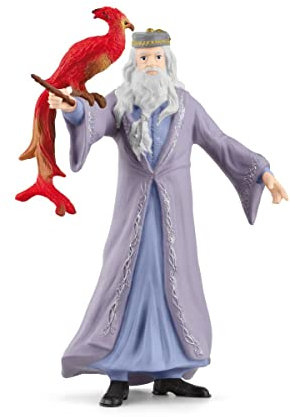 schleich 42637 Dumbledore & Fawkes, ab 6 Jahren, HARRY POTTER - Spielfigur, 11 x 4 x 12 cm