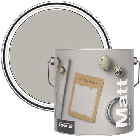 Rust-Oleum Peinture Mate Murs et Plafonds Brune - Grenoble 2,5L