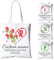 FROKIK Personalizzata Borsa Shopper, Borsa Shopper Donna,Tote Bag Tela, Shopper Borsa, Borsa Tela Donna, Tote Bag Aesthetic, Tote Bag Cotone.