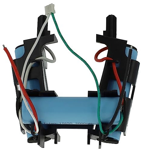 vhbw Akku kompatibel mit AEG CX7-21EB, CX7-21EBK, CX7-21SW, CX7-21-HO, CX7-21DB Staubsauger Schwarz Blau (2000mAh, 10,8V, Li-Ion)