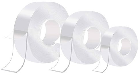 Double Sided Tape, Heavy Duty Nano Tape, Mounting Tape, Carpet Tape, Wall Tape No Damage, Photo Frame Stickers(3M x 2CM x 1MM)
