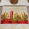 PETTI Artigiani Italiani - Coprifornello Natalizio, Coprifornello Cucina Natalizio, Copri Piano Cottura 50x70 cm, Coprifuochi Candele, 100% Made in Itay