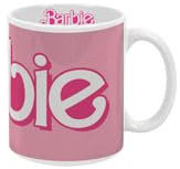 ARDITEX Taza cerámica Barbie rosa/blanco 350ml