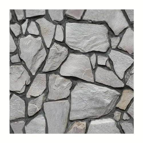 Hyesrtey 3D Wandpaneele Selbstklebend, 10 Stück 3d Tapete 3d Wallpaper Selbstklebend PVC Wandaufkleber Wasserdicht Wandtapete, 30x 30cm Wall Panel für Wohnzimmer,Schlafzimmer,Küche (Steinmuster 1)