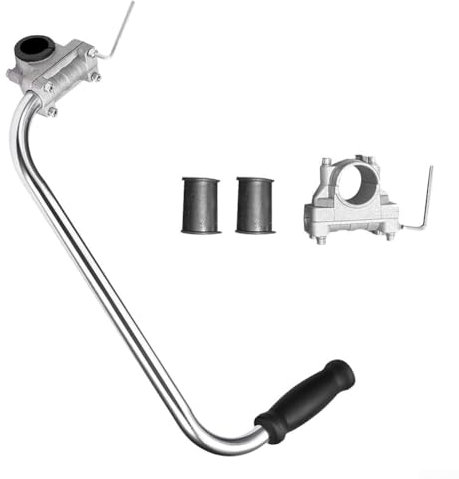 Rasentrimmer-Griff, Unkrautfresser-Griffverlängerung mit Halterungsclip, Kantenschneideraufsatz, ergonomischer Trimmergriff, für Rasenpflege, Landschaftsbau