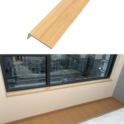 Copertura decorativa per davanzale della finestra in fibra di vetro, copertura per naso per finestra a bovindo, ricambio per cemento/piastrelle, 90 cm x 35 cm