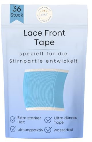 36 Stück Tape für Lace Front Toupet Haarsystem Klebestreifen vorn Perrücke und Haarersatz - ulta dünn - zuverlässig - sicher