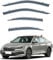 WEIQQI Auto Regenabweiser für Skoda Superb MK3-B8 2016-2020 2021 2022 2023 Windabweiser, Auto Fenster Windabweiser Seitenfensterabweiser Autofenster Regenschutz