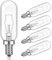 Goerpn Cooker Hood Bulbs, 5 Pack 40w E14 Extractor Fan Bulb 230V T25 SES Small Edison Screw Light Bulbs Appliance Lamp Oven Light Bulb Warm White 2700K Dimmable