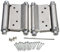 Wuyangcun Lot de 2 charnières à ressort double action en acier inoxydable de 7,6 cm pour portes battantes, barrière, berline avec vis