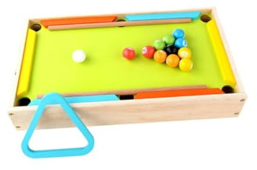 Toddmomy Mini Billardtisch Holz Interaktives Lernspielzeug für zur Frühen von Geduld und Langlebig und Unterhaltsam