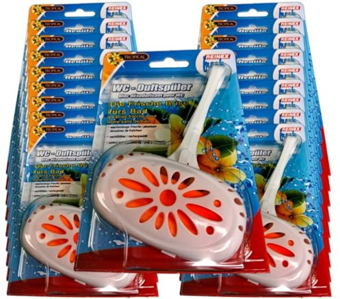 WC- FRISCH-AKTIV -DUFTSPÜLER, mit Einhänger, Tropical, 18 Stück