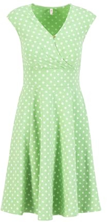 Blutsgeschwister Shalala Tralala in Love - Kleid Damen - Jersey - Wickel - Tupfenkleid - XL