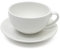 Maxwell & Williams , Porzellan, Weiße Tasse und Untertasse Cappuccino Basic