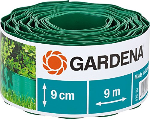 00536-20 Raseneinfassung grün H 9cm, L9m