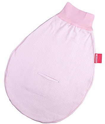 HOPPEDIZ Wohlfühl-Strampelsack mit Gurtschlitz 68-74 rosé