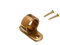 SASH WINDOW LIFT RING TYPE SASH PULL HANDLE SOLID BRASS + SCREWS (pack of 8)