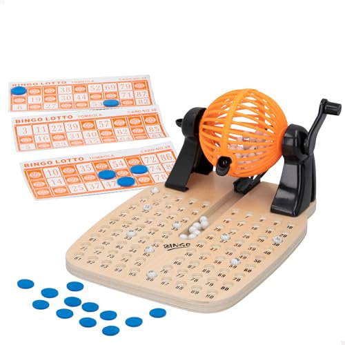 COLORBABY CB Games - Bingo de madera con accesorios juegos de mesa (28815)