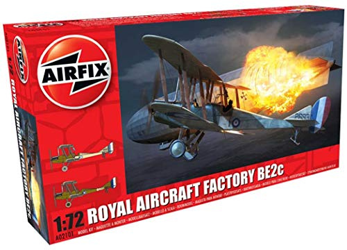 Airfix Royal Aircraft Factory BE2c Night Fighter 1:72 Military Plastic Model Kit