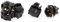 sourcing map 5Stk.T5 Armaturenbrett Spur Licht Lampenfassung Halter Schwarz für Automobile de