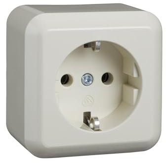 Elso 395000 AP 16A CONTURA perlweiss Steckdose.16A.SKL Con pw