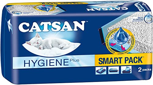 Catsan Smart Pack 2 Packs (2x4l) - Katzenstreu - Nicht-klumpend