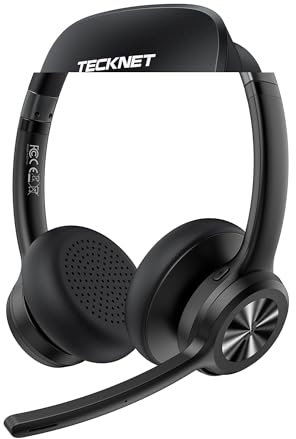 TECKNET Bluetooth Headset mit Mikrofon