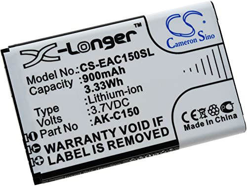 Akku für Großtasten-Handy Emporia Typ AK-C150, 3,7V, Li-Ion