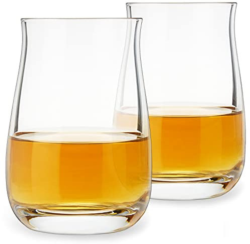 Spiegelau Juego de 2 vasos de whisky de 380 ml, diseño de barril único, 4460166