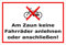Melis-Folienwerkstatt Schild - Zaun - Fahrräder - 30x20cm | 3mm Aluverbund – S00050-013-B -20 Varianten