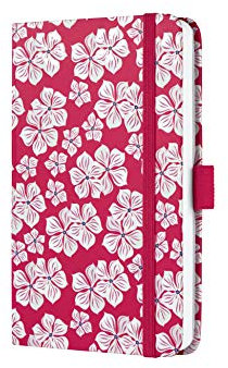 SIGEL J0300 Wochenkalender Jolie 2020, ca. A6, rot, florales Motiv - weitere Modelle