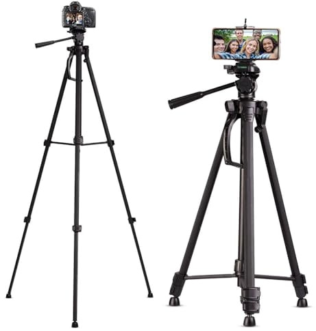 MicroSpareparts Mobile Tripod Stand 4-7 Holder Compatible with up to 7 inch Phone, MOBX-ACC-007 (Compatible with up to 7 Universal Tripod Stand for 4-7 Smartphone Multi-Direction)