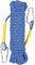 X XBEN Multi-use 8mm 50m Outdoor Rope Home Emergency Escape Rope, Blue Multifunctional Cord Safety Rope for Magnetic Fishing Hiking Caving Camping Rescue Tree Climbing