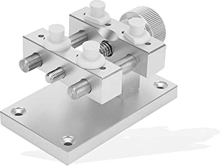 Strumento di riparazione dell'orologio , supporto per cassa dell'orologio apri morsa di grandi dimensioni facile da usare , per la manutenzione degli orologi e la sostituzione della batteria Battery