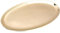 NKlaus Kerzenteller oval 17x10cm Messing Kerzenständer Taufkerze Kerzenhalter - Desinger Dekoteller poliert - Kerzenuntersetzer Stumpenkerzen Kommunion Taufe Gold Glanz 10506