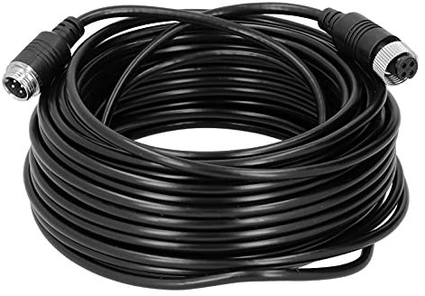 Câble D'extension Vidéo de Voiture à 4 Broches Câble D'aviation Vidéo Câble D'extension D'alimentation Cc 12v pour Moniteur de Bus de Camion Automatique(20m),Fil Et Câble, Fils et câbles
