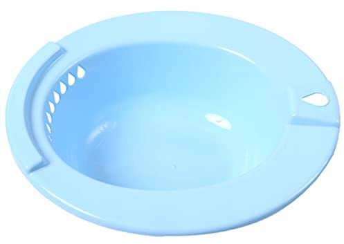 TOYANDONA Bidetbecken Toilette Sitzbad Sitzbecken Bidet Einsatz Sitzwanne Sitzbadewanne Toiletteneinsatz mit Spülpumpe für Schwangere Frauen Heilbäder Intimbäder