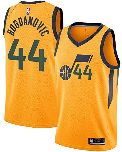 Outerstuff Bogdan Bogdanovic Utah Jazz #44 Yellow Kids 4-7 Statement Edition Jersey, gelb, 7