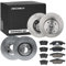 RIDEX 3405B1748 Bremsenset Vorne & Hinten Belüftet & 283 & 268mm - Bremsen Set mit Bremsscheiben und Bremsbeläge Satz