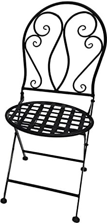 Eisen Gartenstuhl Balkonstuhl Terrassenstuhl klappbar mediterranes Design Klappstuhl Bistrostuhl Mosaikstuhl